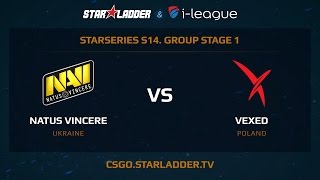 NaVi vs Vexed SLTV StarSeries Season XIV map 2 overpass [upl. by Clarkin75]