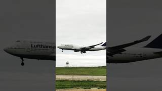 Smooth Landing by Queen of the Skies Lufthansa Boeing 747430  DABVX  FRA  YVR RWY 08L aviation [upl. by Repard]