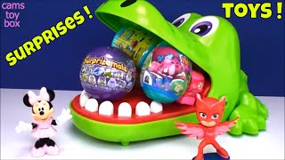 Beat the Crocodile Dentist Game Surprise Toys for Kids Fun Playing [upl. by Nostets]