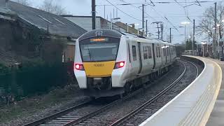 Thameslink Class 700 700001 Departs Shepreth working the 1539 Cambridge  London Kings X [upl. by Bret]