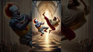 Pennywise vs Jesus Annabelle Wednesday Joker Thanos [upl. by Eyaj199]