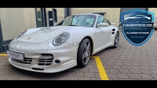 Auto Alarmanlage im Porsche 911 Turbo  Pandora KFZ Smart Pro Alarm Ortung GPS [upl. by Hanselka]