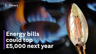 UK energy bills to top £5000 in April [upl. by Marquardt]