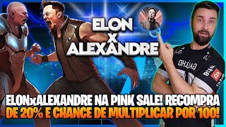 ELONxALEXANDRE com Recompra de 20 Em Pré venda na Pink Sale [upl. by Anwahsed207]