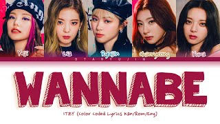 ITZY quotWANNABE Japanese Verquot Lyrics Color Coded Lyrics EngRomKan [upl. by Viviene151]