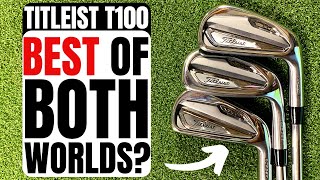 TITLEIST T100 IRONS  A FORGIVING PLAYERS IRON [upl. by Gilliam]