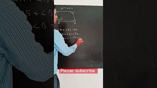 How to find the value of angles in a parallelogram when degree value of one angle is given [upl. by Rhett]