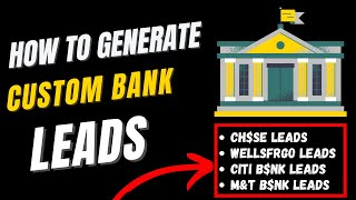 How to Generate Custom Bank Leads  SMS Spamming [upl. by Sarette]