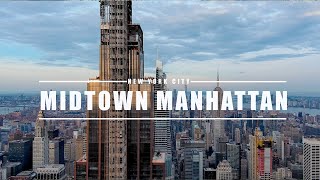 Drone Midtown Manhattan [upl. by Einaj858]