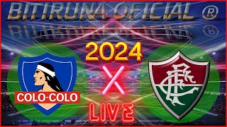 COLO COLO X FLUMINENSE AO VIVO COPA LIBERTADORES  FASE DE GRUPOS  RODADA 4 2024  NARRAÇÃO [upl. by Rafaj]