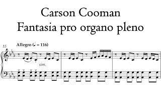 Carson Cooman  Fantasia pro organo pleno  Mascioni organ Alessandria Hauptwerk [upl. by Cooperstein958]