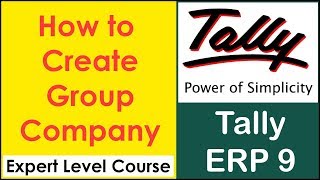 Group Company  How to Merge Multiple Companies Together in tally ERP [upl. by Eissirk]