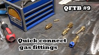 A look at welding quick connect gas fittings QFTB9 [upl. by Submuloc]