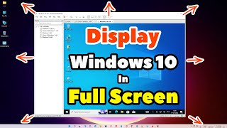 How to Display Windows 10 in Full Screen on VMWare Workstation  Install VMware Tools [upl. by Saturday]