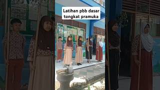 Latihan pbb dasar tongkat pramuka pbbdasar pbbpaskibra paskibrasekolah pbbtongkat pramuka [upl. by Siger591]