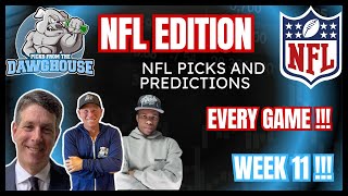 NFL Week 11 2024 Picks amp Predictions  Picks From The DawgHouse NFL Edition [upl. by Kovacs]