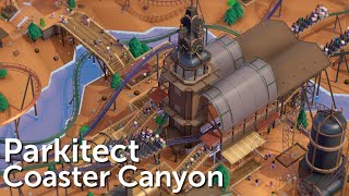 Parkitect Campaign Part 17  Coaster Canyon  Wild Wild West [upl. by Reiser185]