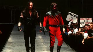 The Undertaker amp Kane United For The First Time 82498 12 [upl. by Nuyh]