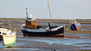 RSPB Titchwell Marsh then Brancaster Harbour and Burnham Overy Staithe birds beach winter [upl. by Nnylyoj]