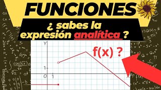 Aprende a Obtener la Expresión Analítica de una Función Definida a Tramos 📈✍️a partir de su gráfica [upl. by Auqinat]