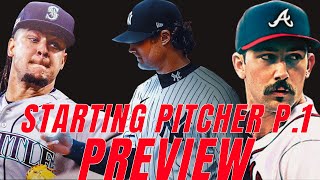 2024 Fantasy Baseball SP Preview P1 FANTASY RANKINGS  Triple Play Fantasy Baseball Podcast [upl. by Leumhs756]