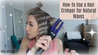 Using a HAIR CRIMPER to Create Natural Waves [upl. by Eelame997]