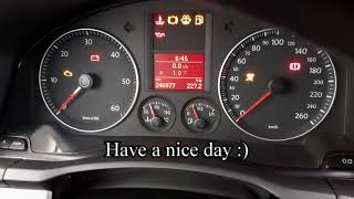 How to reset Service now  VW Golf MK5 [upl. by Nilla]