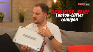 LaptopLüfter reinigen So funktioniert’s 💻 [upl. by Ynitsed]