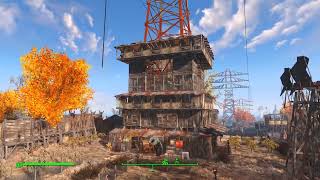 Fallout 4 Wasteland Abernathy Settlement wip A RR Safehouse point pc mods [upl. by Anitnerolf]