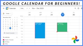 HOW TO USE GOOGLE CALENDAR FOR BEGINNERS  The basics of Google Calendar [upl. by Siramed]