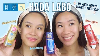 JAPANESE SKINCARE BAGUS amp AFFORDABLE Hada Labo Toner Review  Pengalaman [upl. by Ardekal]