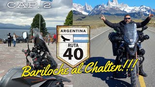 RUTA 40 de BARILOCHE al CHALTEN en moto RVM TEKKEN 250 [upl. by Suirada980]