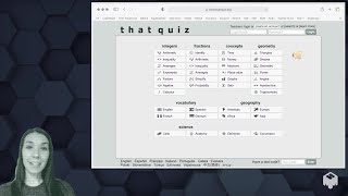 ThatQuiz A brief overview of a free webbased selfgrading classroom tool [upl. by Lenora]