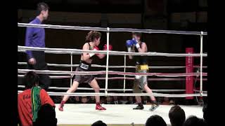 小澤瑶生 vs 玉森麻保 エディタウンゼント 女子Sフライ級6回戦 femaleboxing boxing [upl. by Aihsenad194]