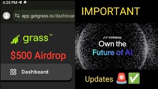 Important Updates 💯🚨 grass nodepay [upl. by Aikimat]