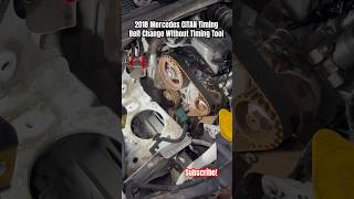 2018 Mercedes CITAN Timing Belt Change Without Timing Tool mercedes citan timingbelt garage [upl. by Rucker]