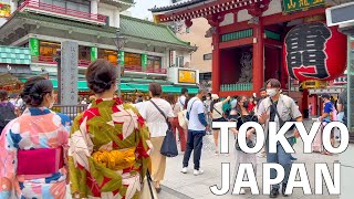 【4K】Tokyo Asakusa walking tour  Japan [upl. by Flodur]