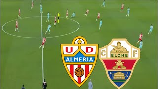 Elche CF 12 UD Almería Resumen y Goles  La Liga 2  20242025 [upl. by Anirad376]