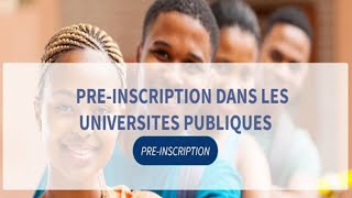 Préinscriptions Nouveaux Bachelier 2022  Calendrier Procédure Et Conditions  Universités Publique [upl. by Yasui]