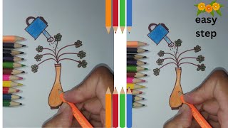 beautiful drawing for kids  easy drawing for kids  step by step drawingkids [upl. by Iah]