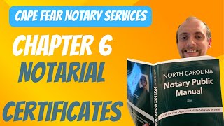 Mastering Notarial Certificates  NC Notary Public Guide [upl. by Llehsor]