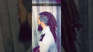 Extensions de dreadlocks naturelles pour homme avec barbe façon viking [upl. by Retloc]