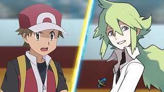 Pokemon Battle Red Vs N [upl. by Leund]