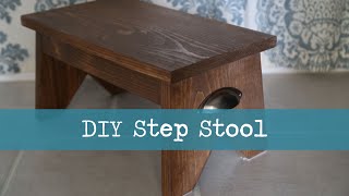 How to Make a Simple Step Stool [upl. by Etnaled]