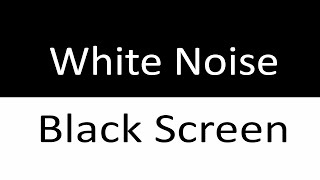 White Noise Black Screen No Ads  NonStop White Noise for Deep Sleep and Calm Focus  12 Hours [upl. by Jardena]