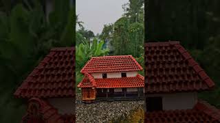 THARAVADU KSHETHRAM I MINIATURE I Temple  KANNUR Making miniature 3D [upl. by Arimlede]