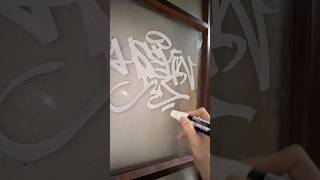 Graffiti tag instagram name request graffiti graff calligraphy graffitiworldwide posca poscas [upl. by Terrag963]