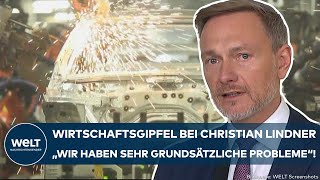 WIRTSCHAFTSKRISE GipfelBattle in Berlin quotDeutsche Wirtschaft hat quotsehr grundlegende Problemequot [upl. by Weathers]