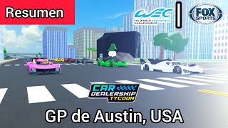 Penalizaciones Ferrari DNF Uriel y Claudio descalificados  GP de Austin  Car Dealership Tycoon [upl. by Lumbard]