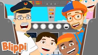 Blippi Transportation Song  Geckos Garage Songs  Childrens Music  Vehicles For Kids [upl. by Darcie725]